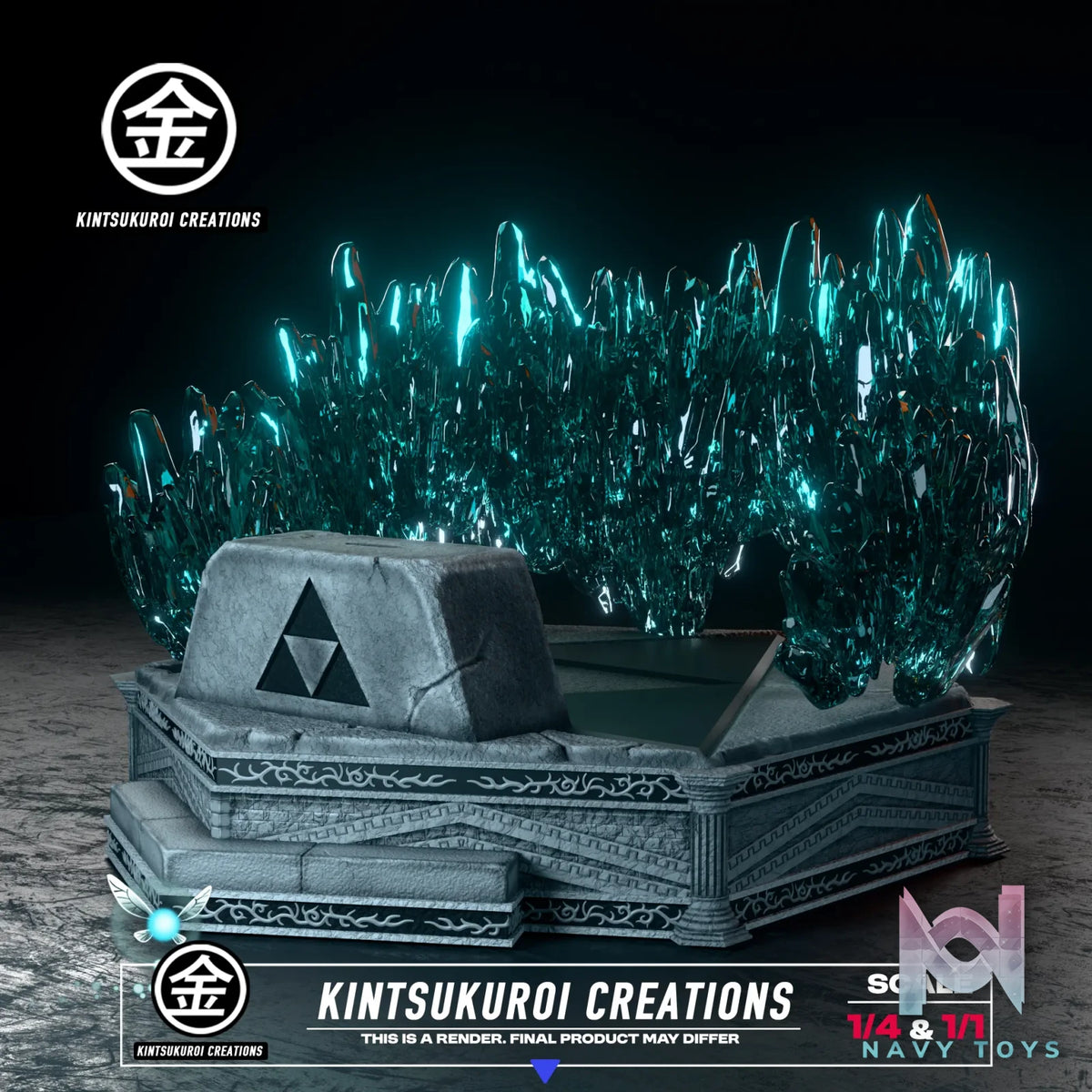 KINTSUKUROI CREATIONS Studio – The Legend of Zelda YOUNG LINK PULLING MASTER SWORD