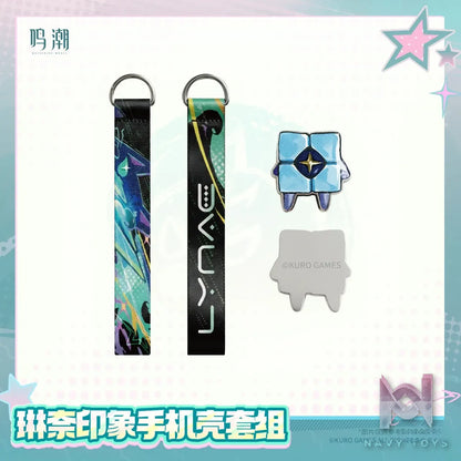 KURO GAMES – Wuthering Waves Resonator-Themed Lynae Impression Phone Case Set for iPhone 16 X iPhone 17 (Licensed)