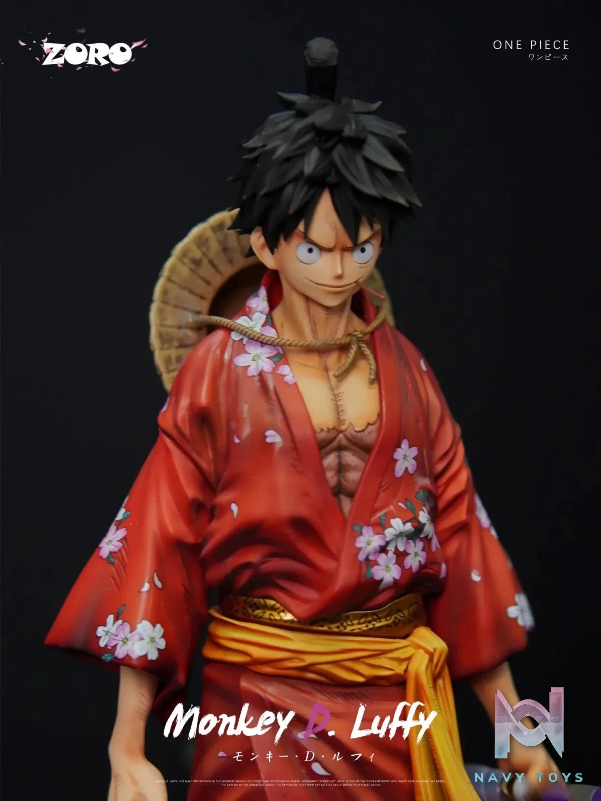 Zoro Studio - One Piece Kimono Luffy resin statue Navy Toys anime figure
