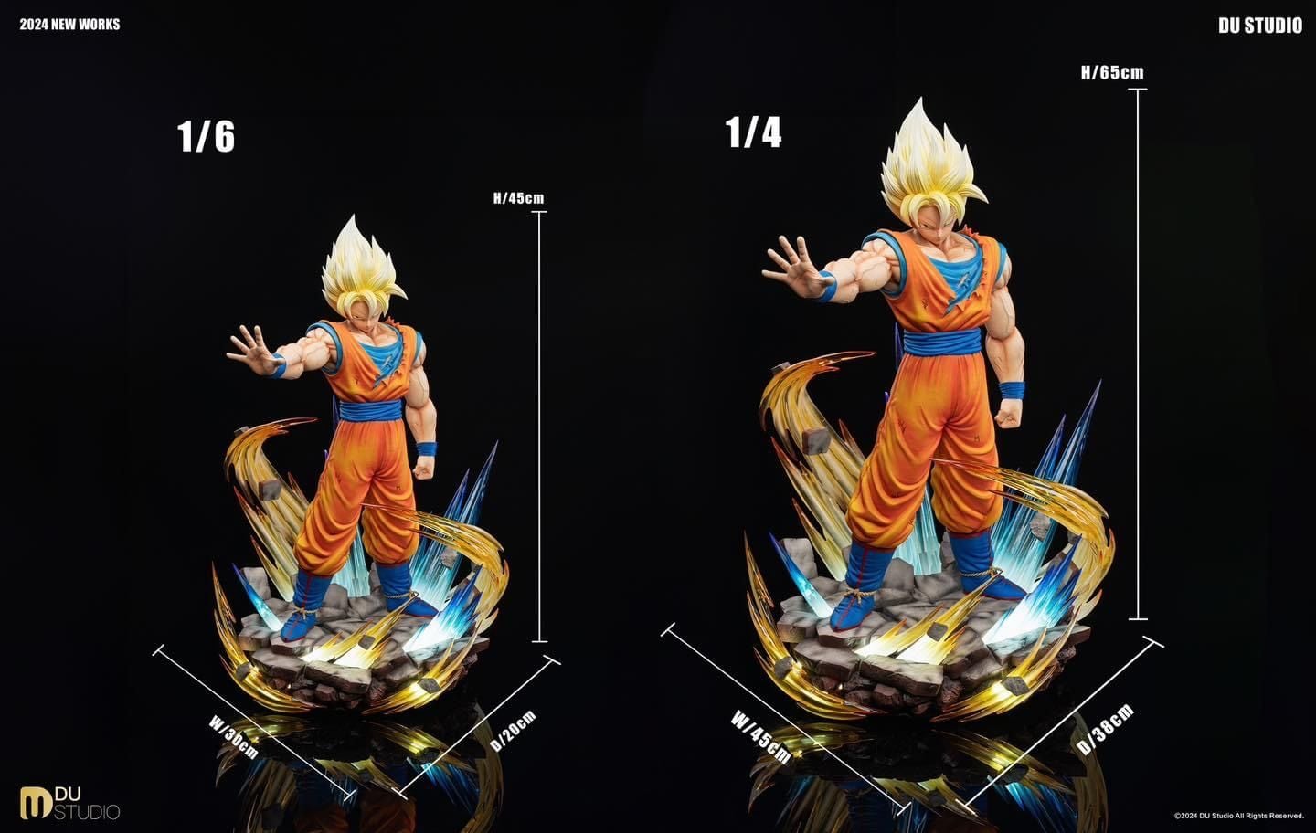 Son Goku SSJ - Dragon Ball - DU Studio resin statue DU studio anime figure