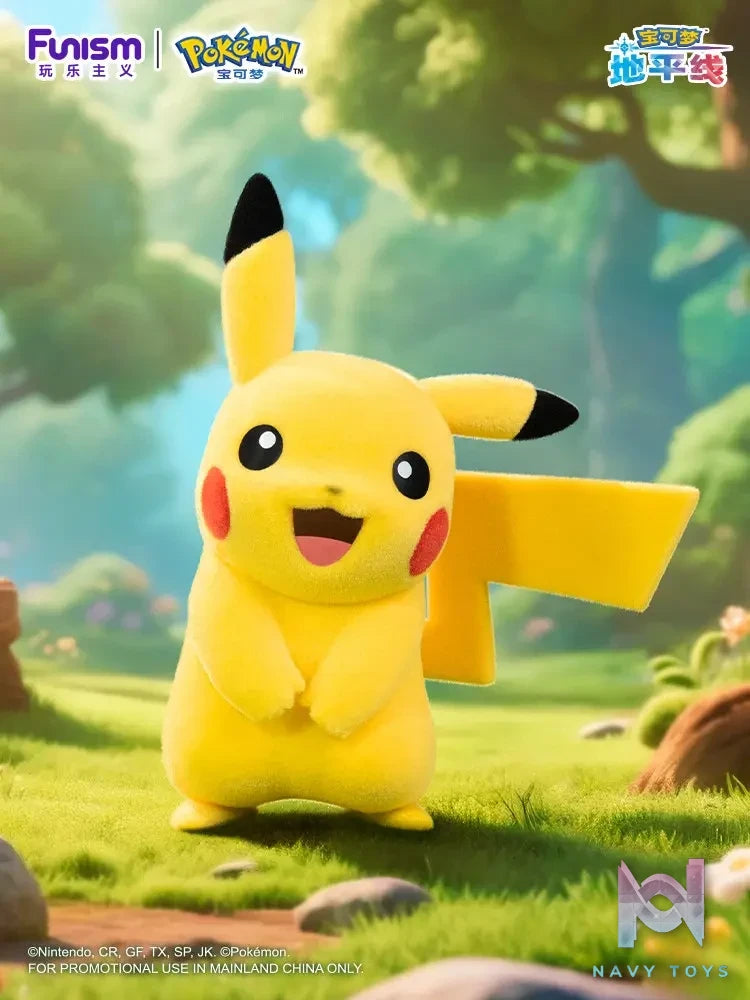 Funism – Pokémon Q-version Flocked Figure (Licensed)