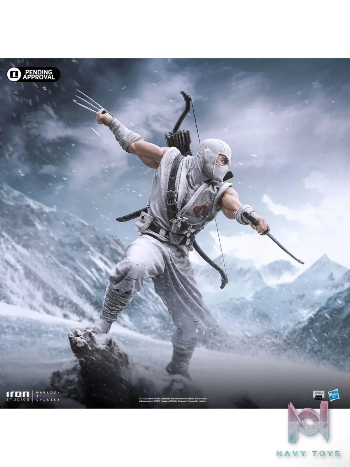 Iron Studio – G.I Joe Statue Storm Shadow Art Scale 1/10 HASBR118625-10 (Licensed)
