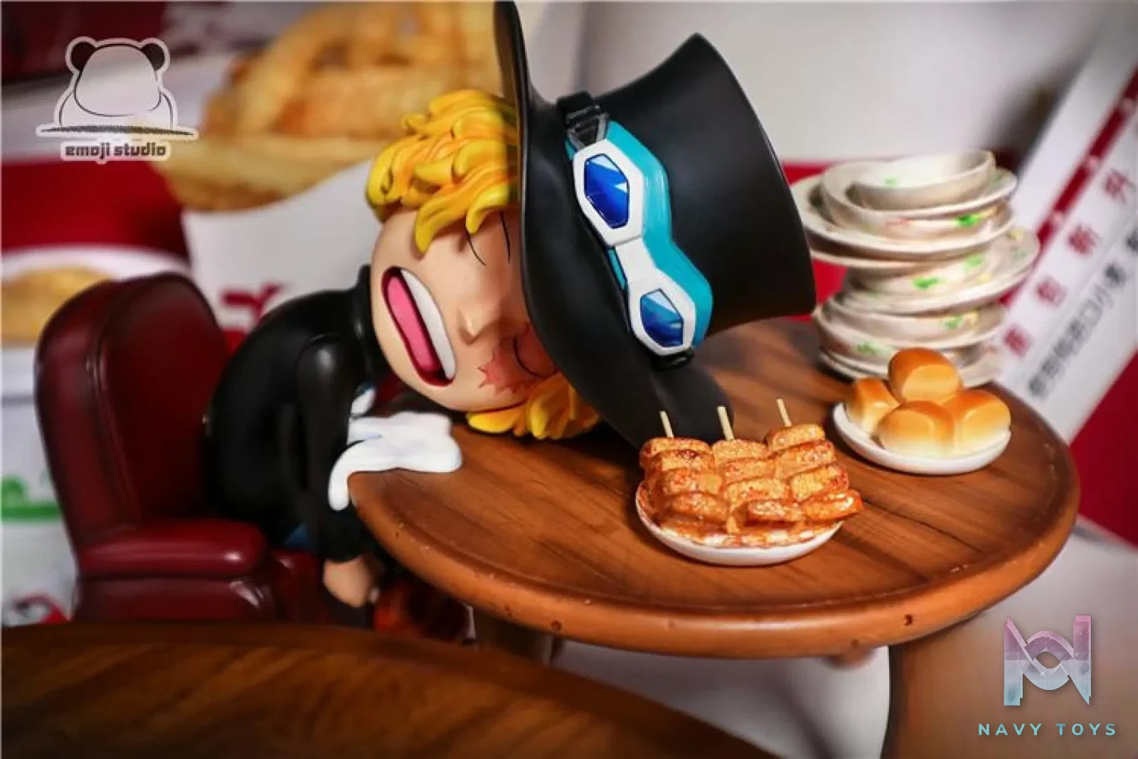 Emoji Studio – One Piece Eat and Sleep Sabo
