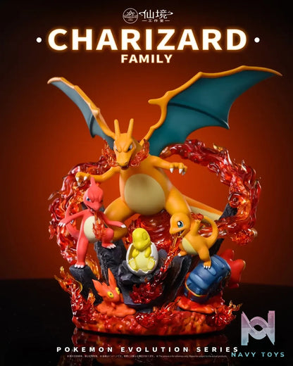 Wonderland Studio – Pokémon Evolution Series #2 Charizard Family