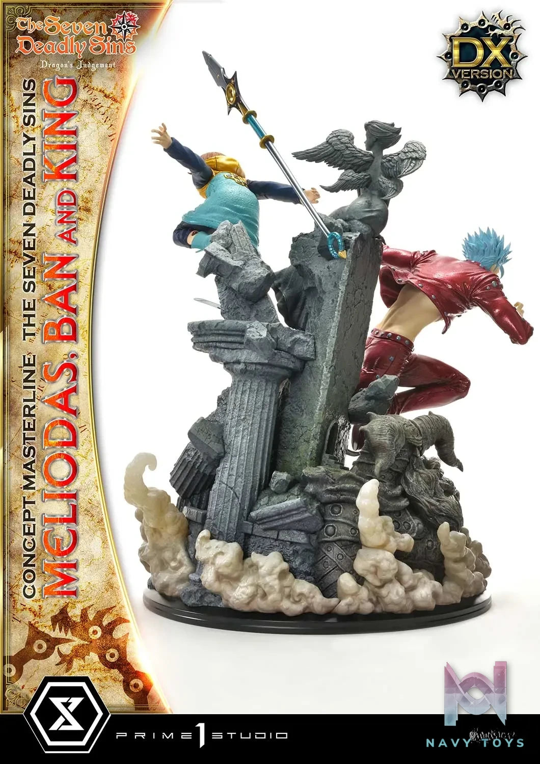 Prime 1 Studio – Concept Masterline The Seven Deadly Sins Meliodas, Ban and King CMNTZ-01 CMNTZ-01DXS (Licensed)