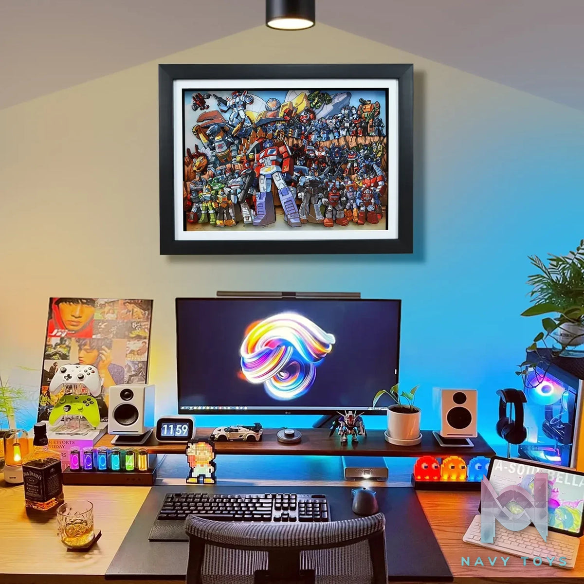 KALA HOME Studio – Transformers Multiple Characters #01 3D Decorative Painting Transformers