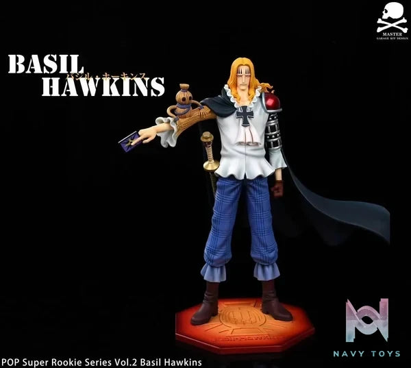 Master Studio - One Piece Supernova Resonance 2nd Episode Hawkins resin statue Navy Toys anime figure