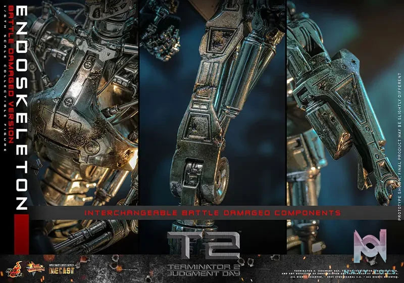 HOTTOYS – Movie Masterpiece DIECAST 1/6 Endoskeleton (Battle Damage) MMS840D77 (Licensed)