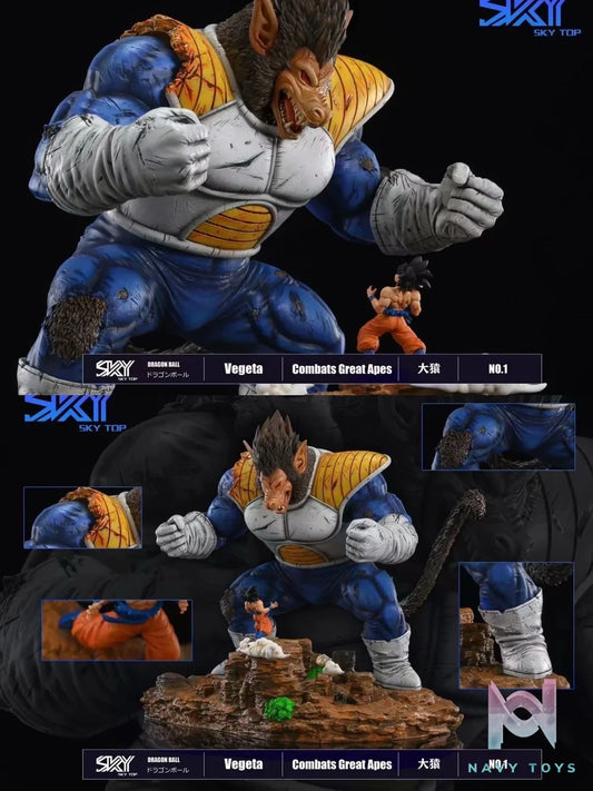 Oozaru Vegeta & Goku - Dragon Ball - Sky Top Studio resin statue sky top studio anime figure