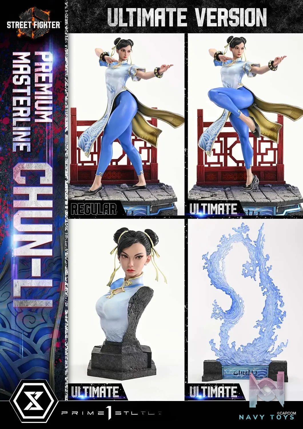 Prime 1 Studio – Premium Masterline Street Fighter 6 Chun-Li 1/4 Scale Statue PMSF6-05 PMSF6-05UT PMSF6-05UTS (Licensed)