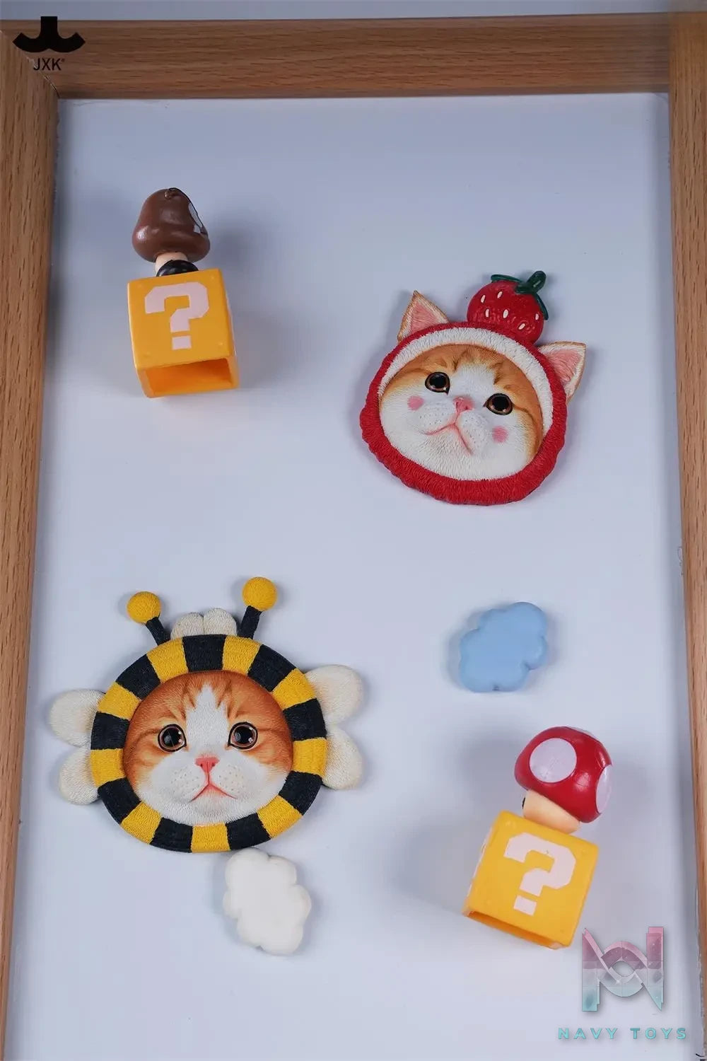 JXK – Strawberry Cat Fridge Magnet X Bumblebee Cat Fridge Magnet JS-2603 JS-2604 (Licensed)