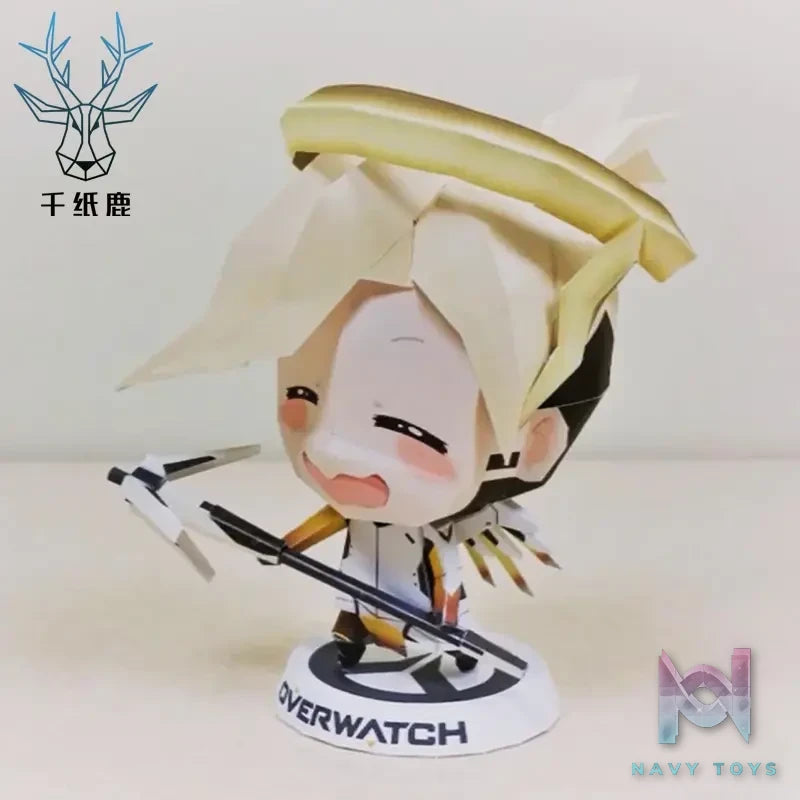Qian Zhi Lu Studio – Mercy 3D Paper Model DIY Overwatch