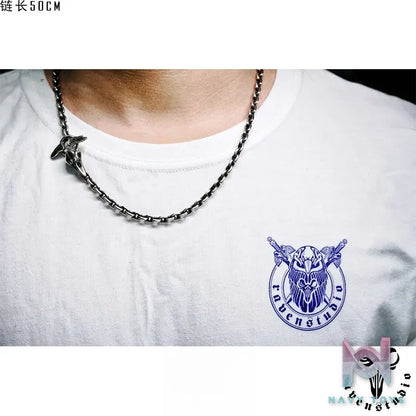 Raven Studio (silver jewelry) – Original Design 5.5mm Raven Exclusive Curb Chain Necklace Original