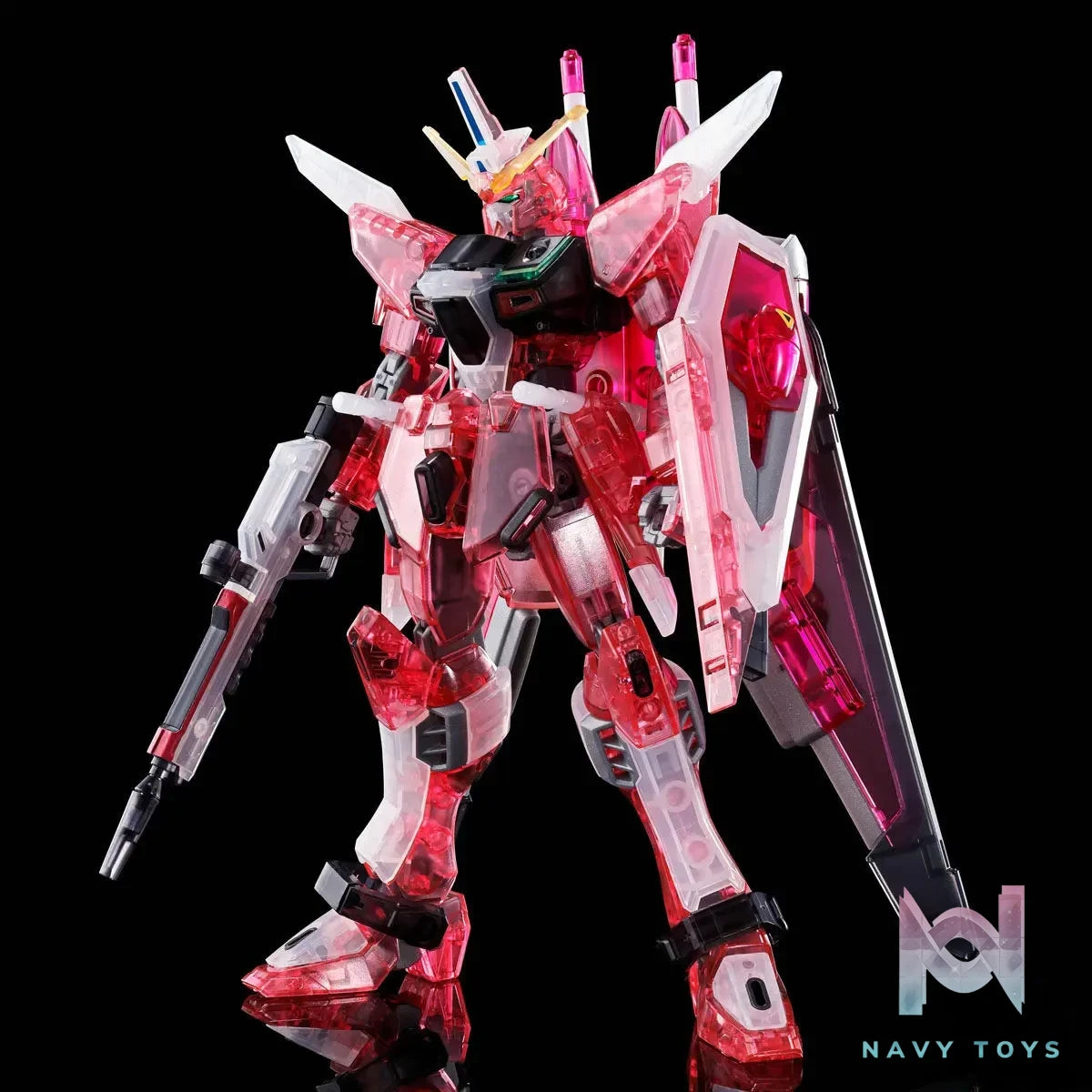 BANDAI SPIRITS – HG Mobile Suit Gundam SEED DESTINY Infinite Justice Gundam Clear Color Version (Licensed)