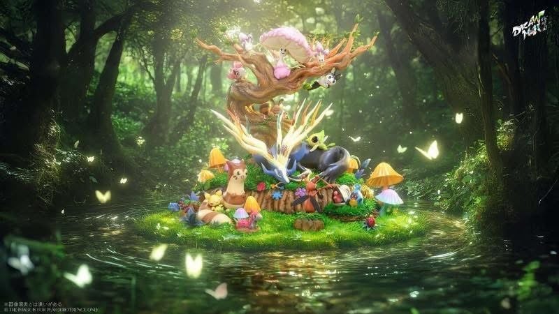 Forest Xerneas - Pokemon - Drawmon Studio resin statue Drawmon Studio anime figure