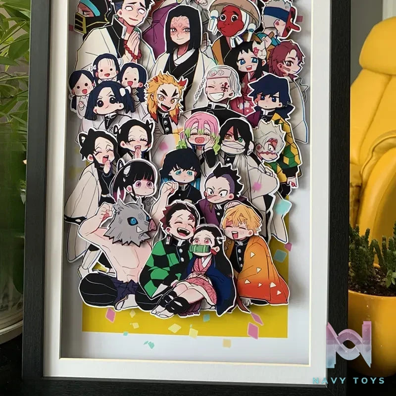 KALA HOME Studio – Demon Slayer Multiple Characters #04 3D Decorative Painting Demon Slayer