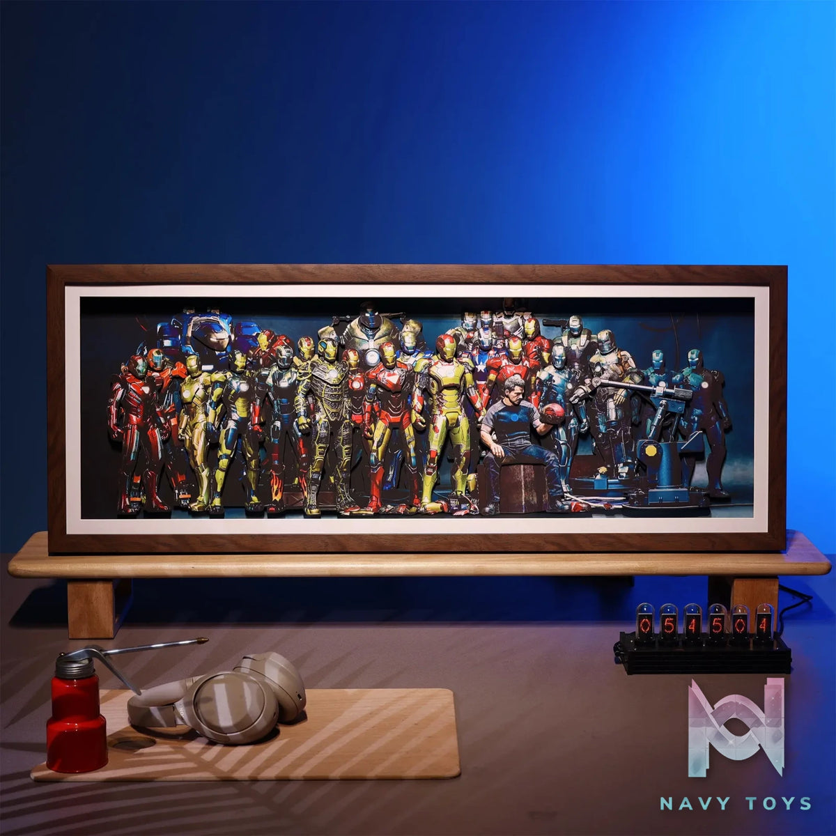 Yu Zhi Jiang Studio – Iron Man Series #4 3D Decorative Painting Marvel