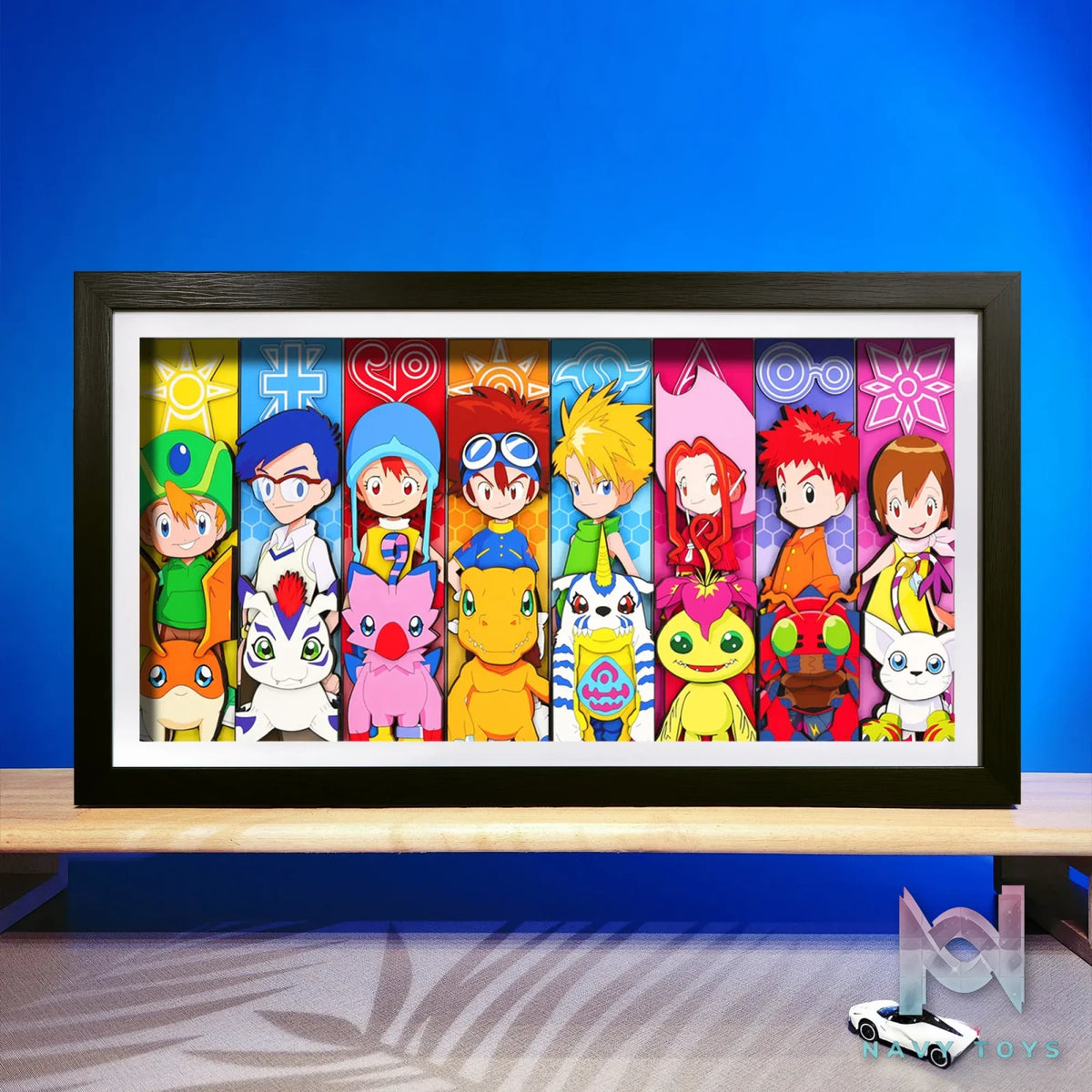 Yu Zhi Jiang Studio – Digimon Multiple Characters Series #3 3D Decorative Painting Digimon