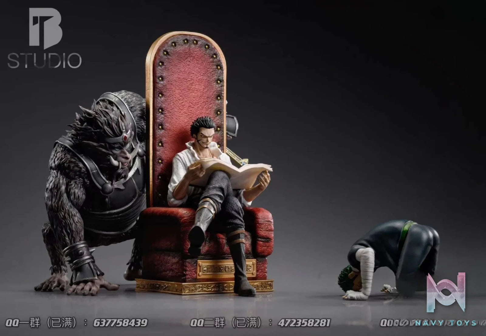 BT Studio – One Piece Oka Shichibukai #5 Seated Dracule Mihawk