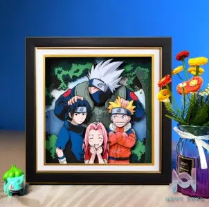 Yu Zhi Jiang Studio – Naruto Multiple Characters Series #7 3D Decorative Painting Naruto