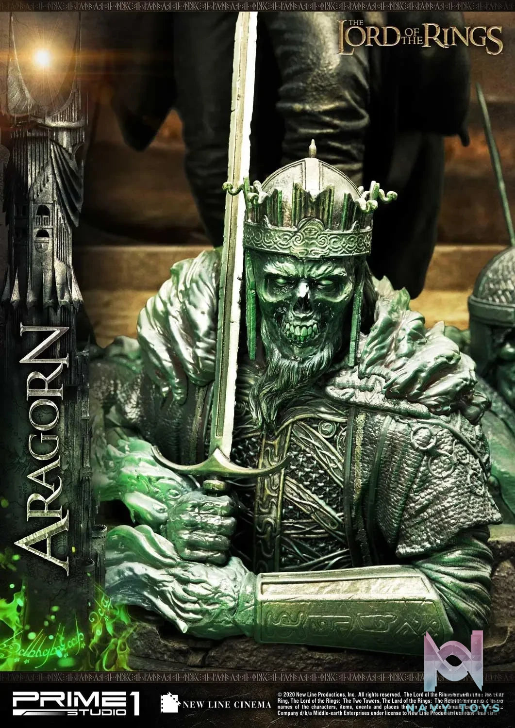 Prime 1 Studio – Premium Masterline The Lord of the Rings: The Return of the King (Film) Aragorn PMLOTR-03 PMLOTR-03DX (Licensed)