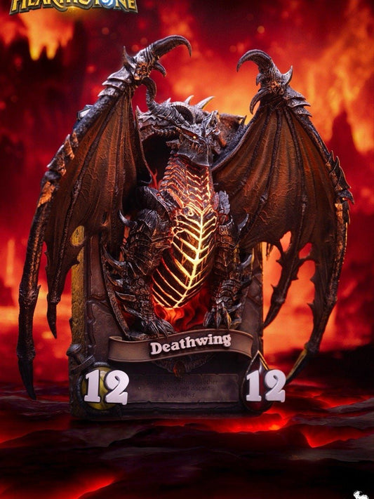 Deathwing Art - Heartstone - Blizzard Entertainment & HEX Collectibles resin statue Blizzard Hearthstone anime figure