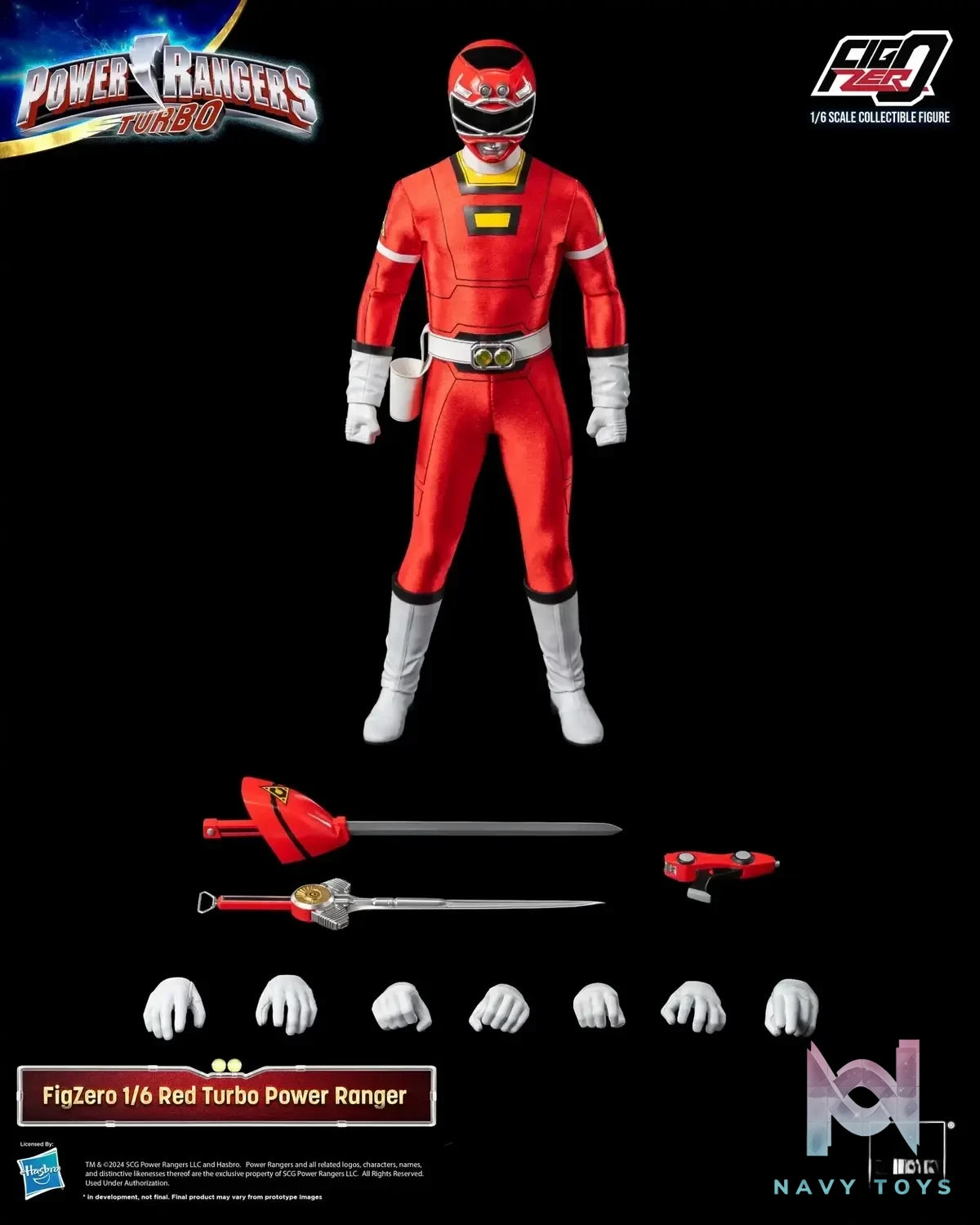 Threezero – Super Hero 1/6 Mighty Morphin Power Rangers Set 3Z08180W0 (Licensed)