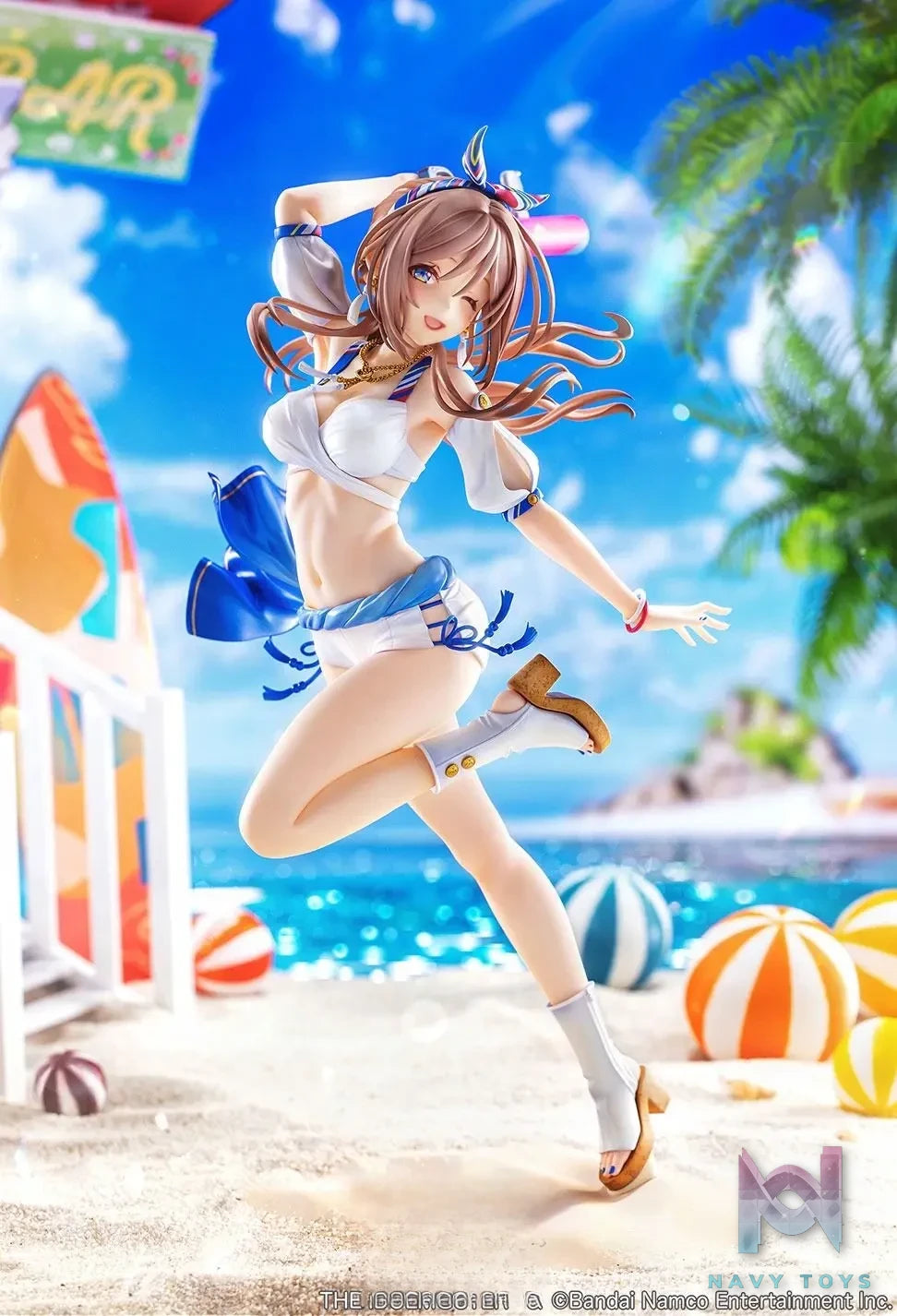 Neonmax – Gakuen iDOLM@STER Himesaki Rinami Kimi to Semi Blue Ver. 1/7 Figure (Licensed)