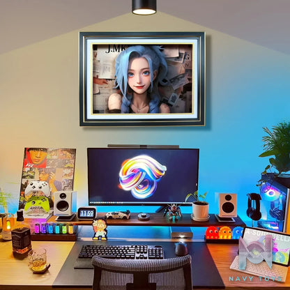 KALA HOME Studio – Jinx #02 3D Decorative Painting League of Legends