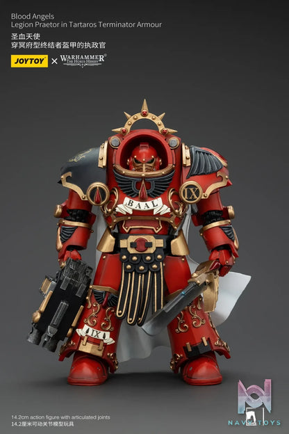 JOYTOY Studio – Warhammer ‘The Horus Heresy’ Blood Angels Legion Praetor in Tartaros Terminator Armour JT00386 (Licensed)