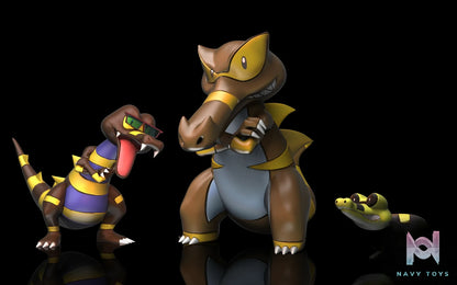 G9 Studio – Pokémon Krookodile Evolution Set
