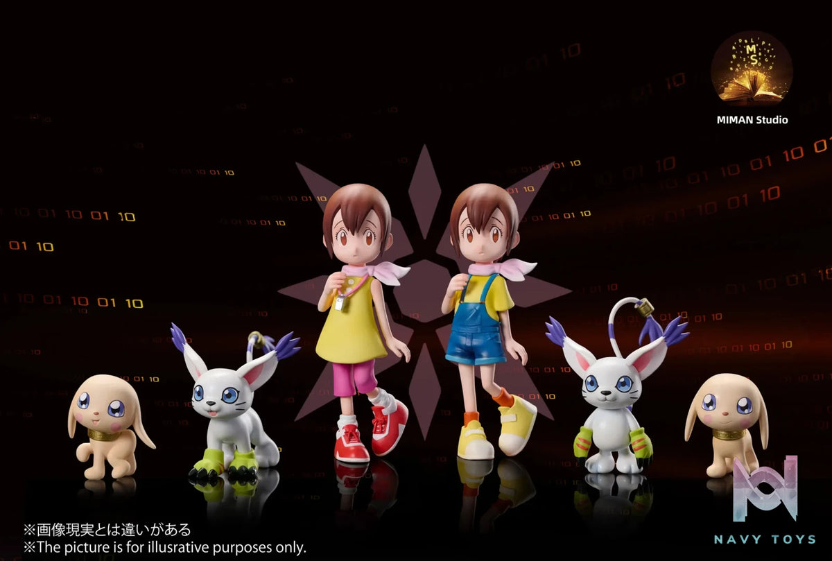 MIMAN Studio – Main Character Team #7 Yagami Hikari X Tailmon X Salamon Digimon