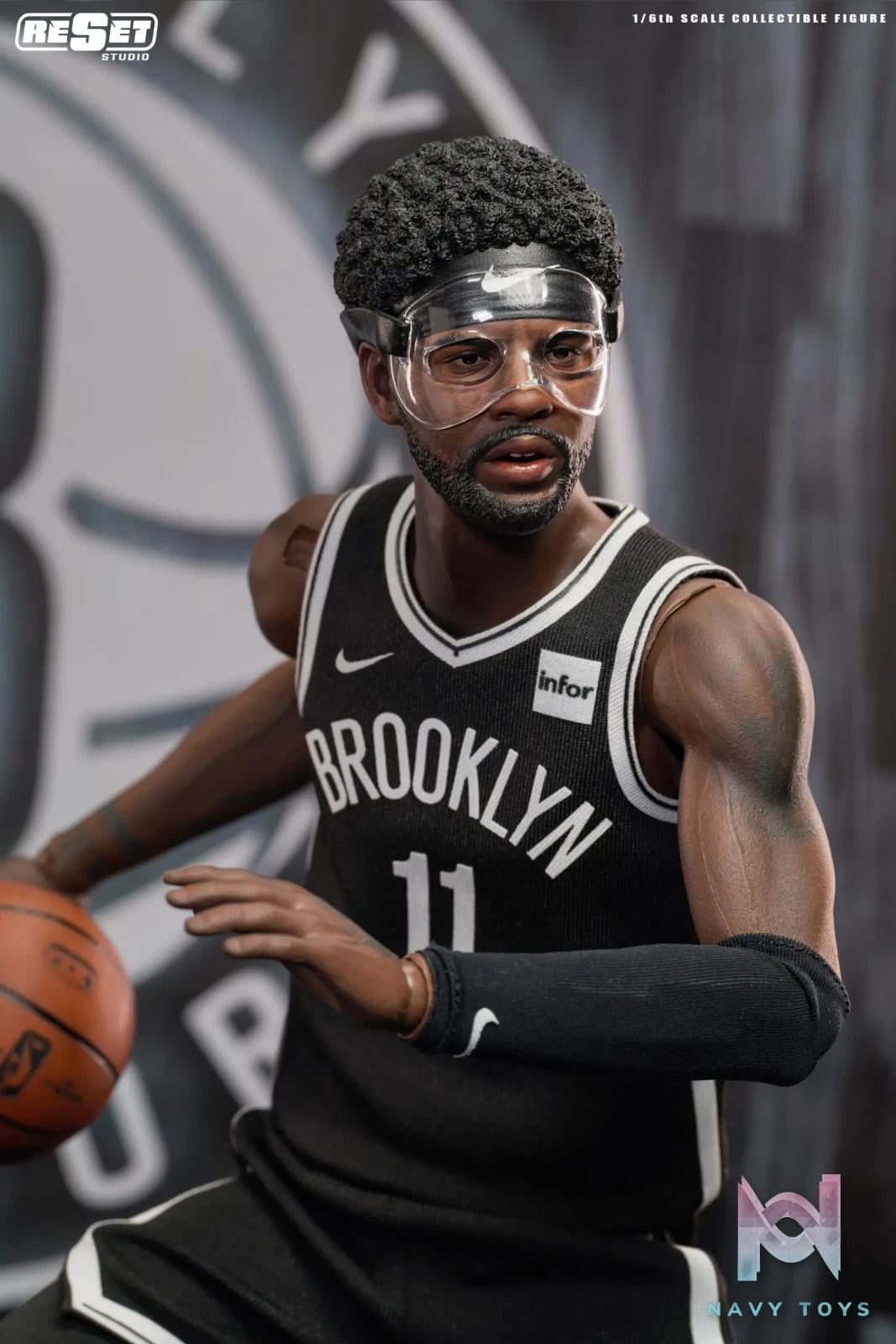 Reset Studio – NBA Nets Masked Kyrie Irving 1/6 Collectible Action Figure