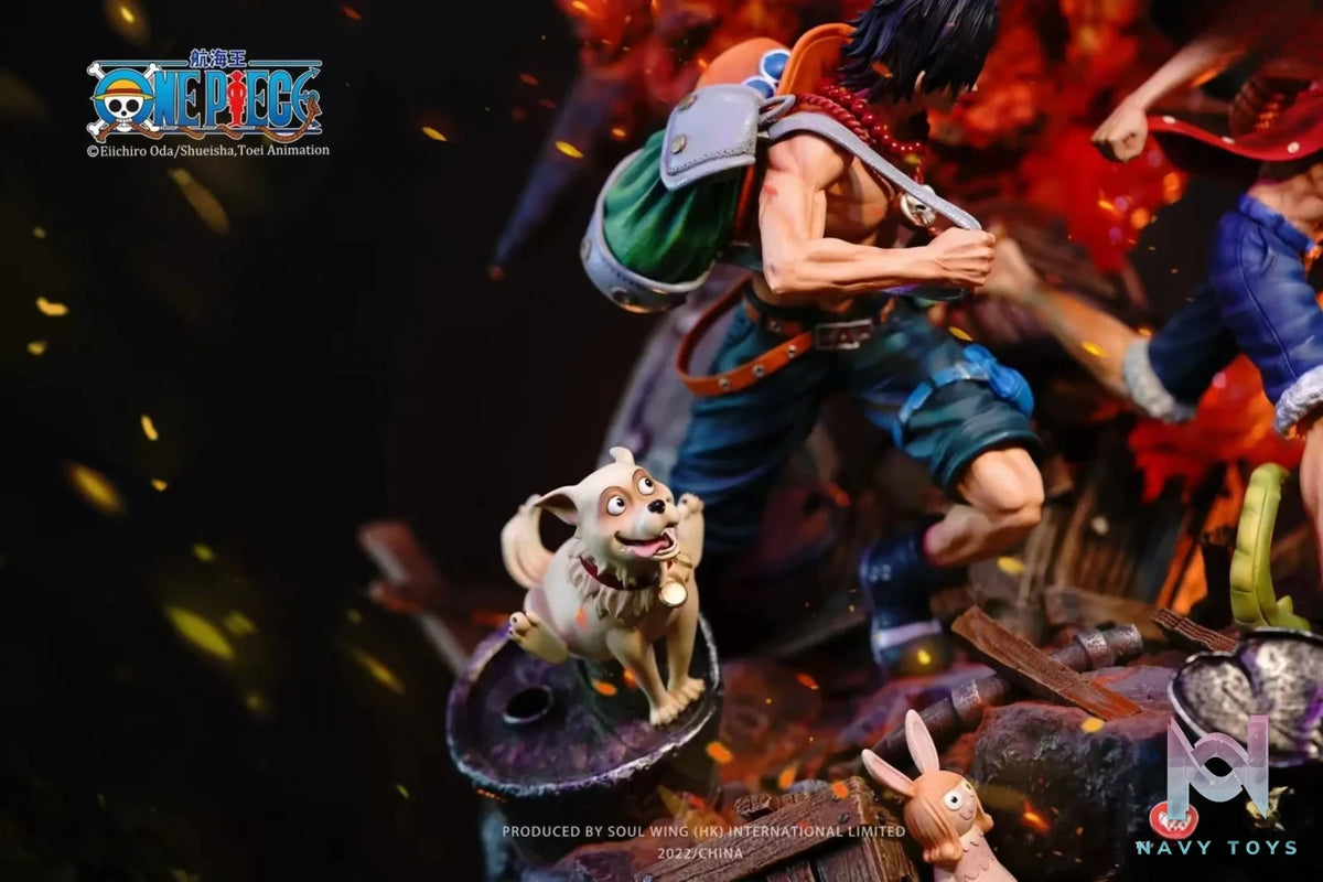Soul Wing Studio – One Piece Fetters – Monkey D. Luffy & Portgas D. Ace & Sabo (Licensed)