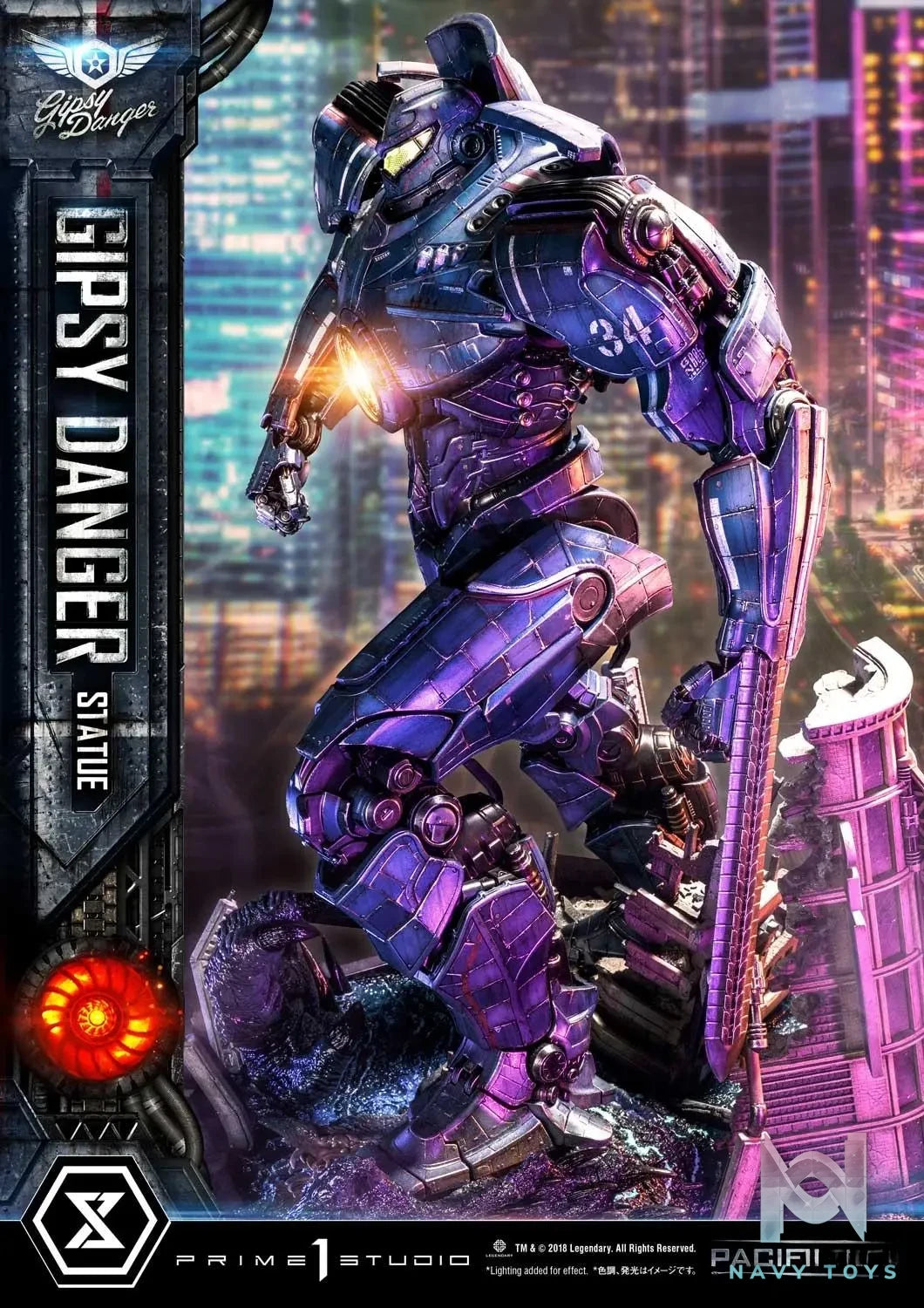 Prime 1 Studio – Ultimate Diorama Masterline Pacific Rim Gipsy Danger UDMPACRIM-01 UDMPACRIM-01DX (Licensed)