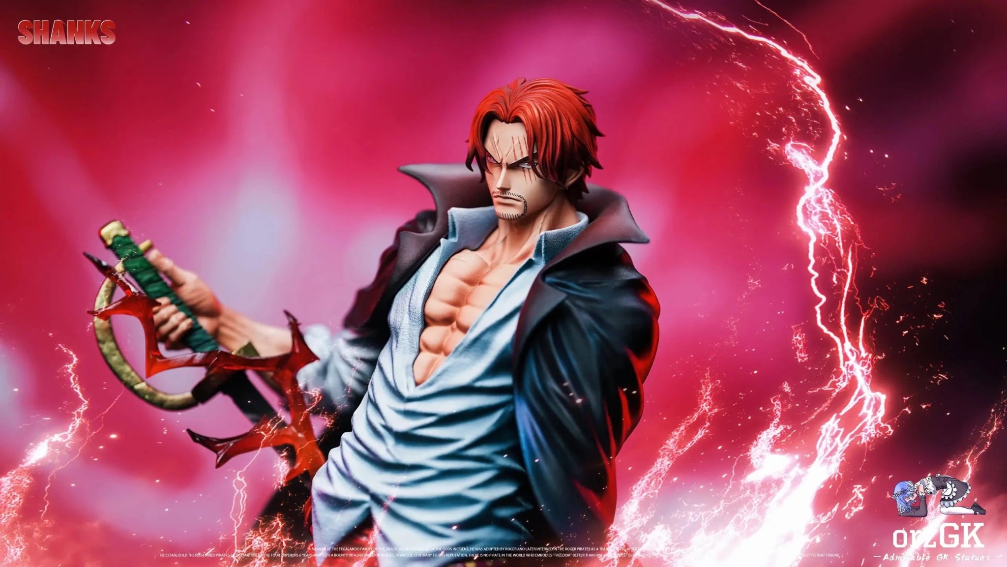 HX Studio X SY Studio - Shanks One Piece resin statue Navy Toys anime figure