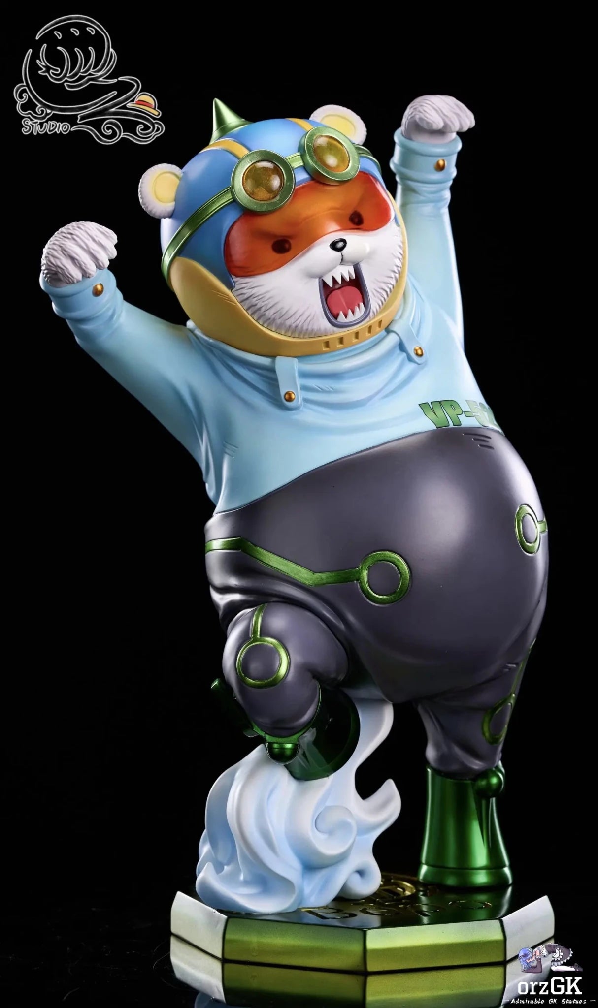 RZ Studio - Future Fantasy Series 2 Egghead Law + Bepo One Piece resin statue Navy Toys anime figure