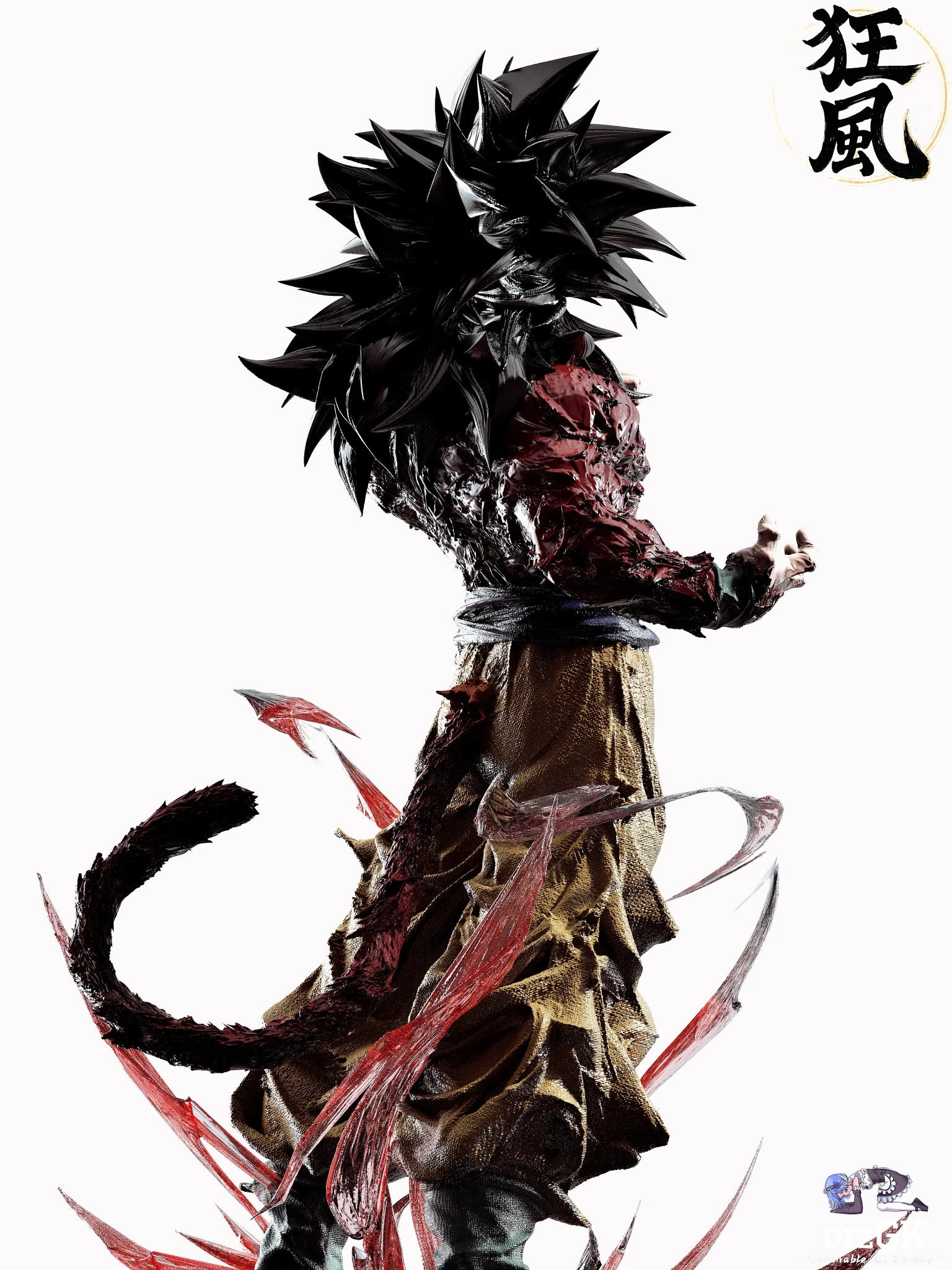 Son Goku - Dragon Ball - Kuang Feng Studio resin statue Navy Toys anime figure