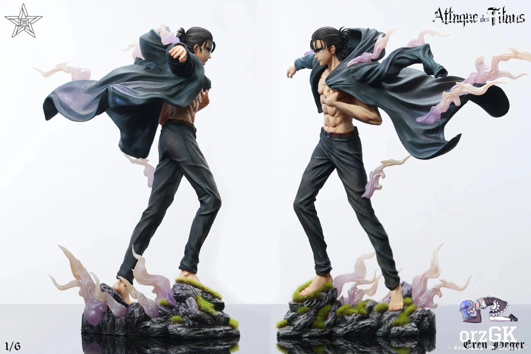 Craftsman Studio - Eren Clothing Attack on Titan resin statue Navy Toys anime figure