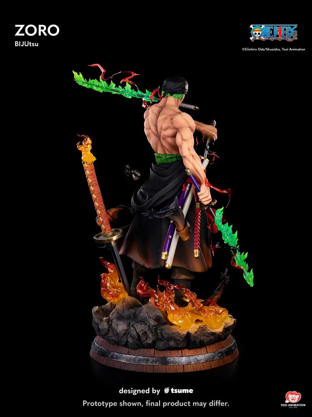 Tsume Studio - One Piece 1/4 Zoro BIJUtsu (Licensed) resin statue Navy Toys anime figure