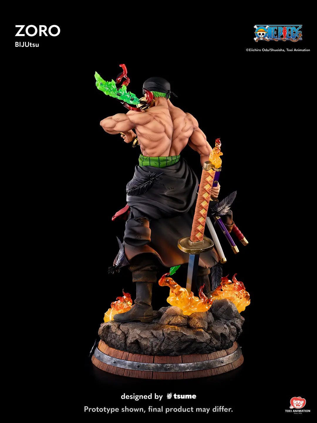 Tsume Studio - One Piece 1/4 Zoro BIJUtsu (Licensed) resin statue Navy Toys anime figure