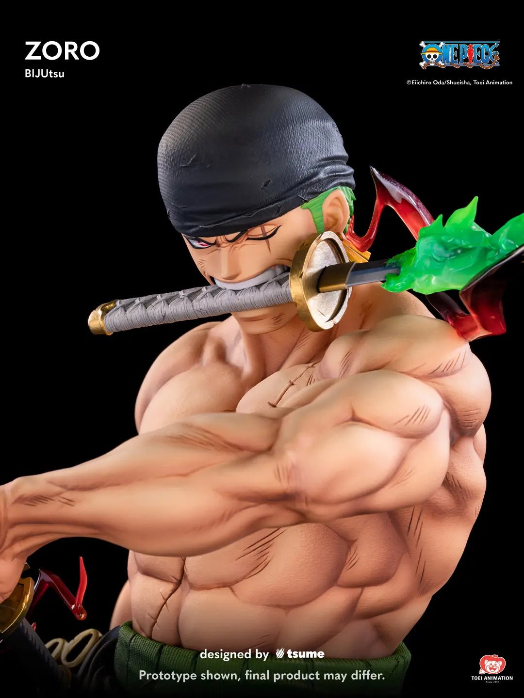 Tsume Studio - One Piece 1/4 Zoro BIJUtsu (Licensed) resin statue Navy Toys anime figure
