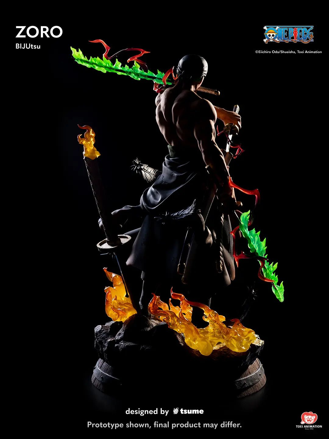 Tsume Studio - One Piece 1/4 Zoro BIJUtsu (Licensed) resin statue Navy Toys anime figure