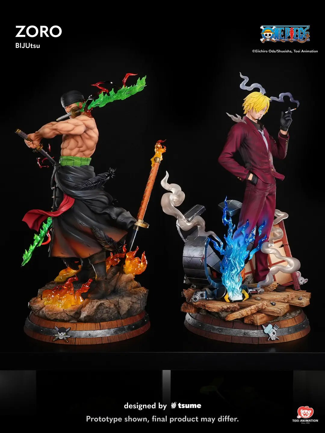 Tsume Studio - One Piece 1/4 Zoro BIJUtsu (Licensed) resin statue Navy Toys anime figure