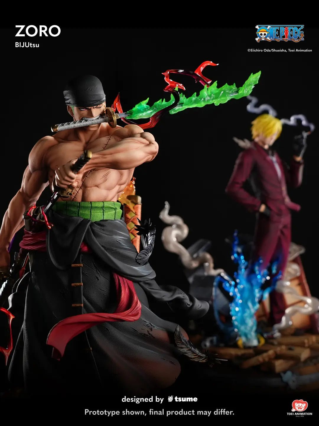Tsume Studio - One Piece 1/4 Zoro BIJUtsu (Licensed) resin statue Navy Toys anime figure