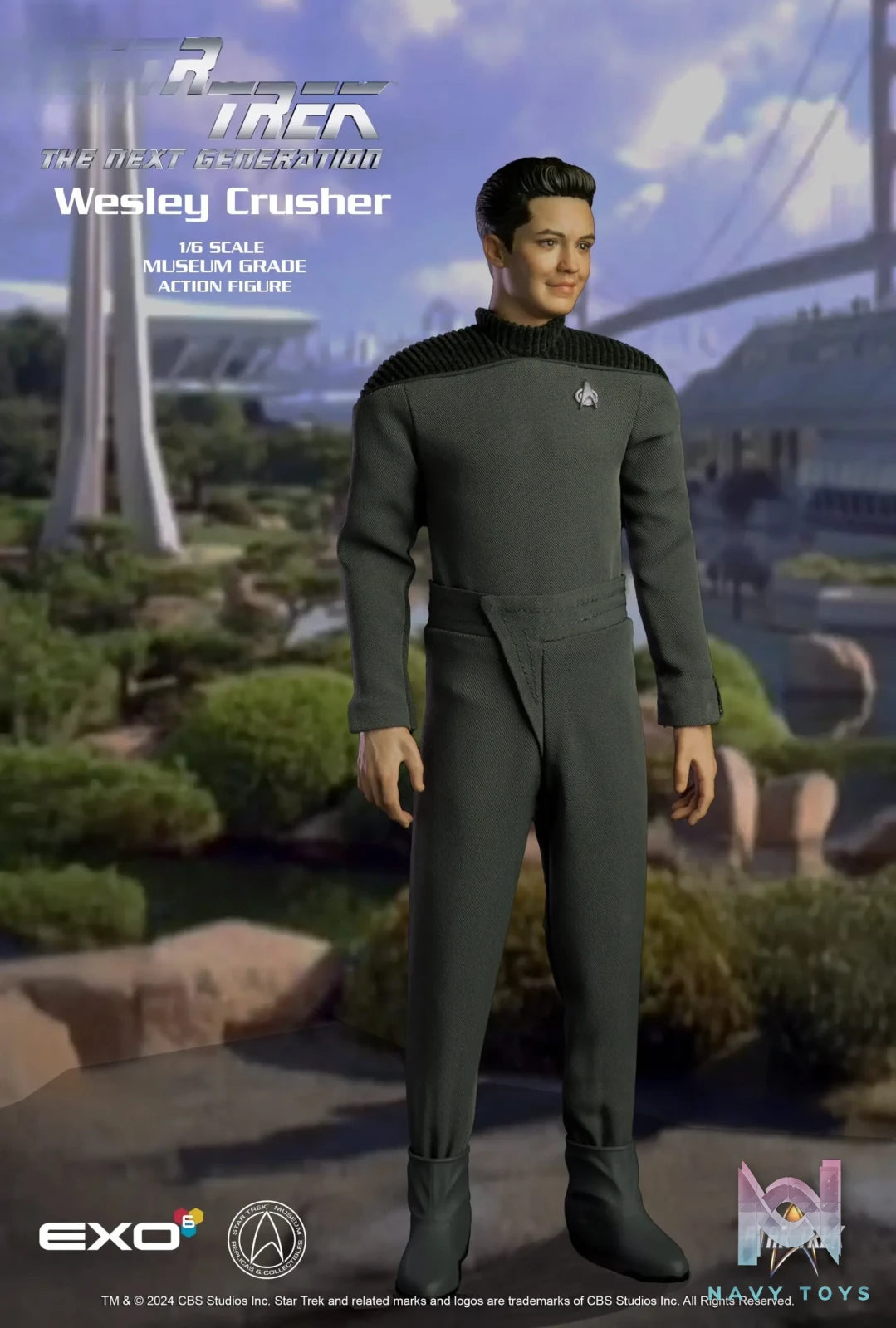 EXO-6 – Star Trek: The Next Generation Wesley Crusher 1/6 Action Figure (Licensed)