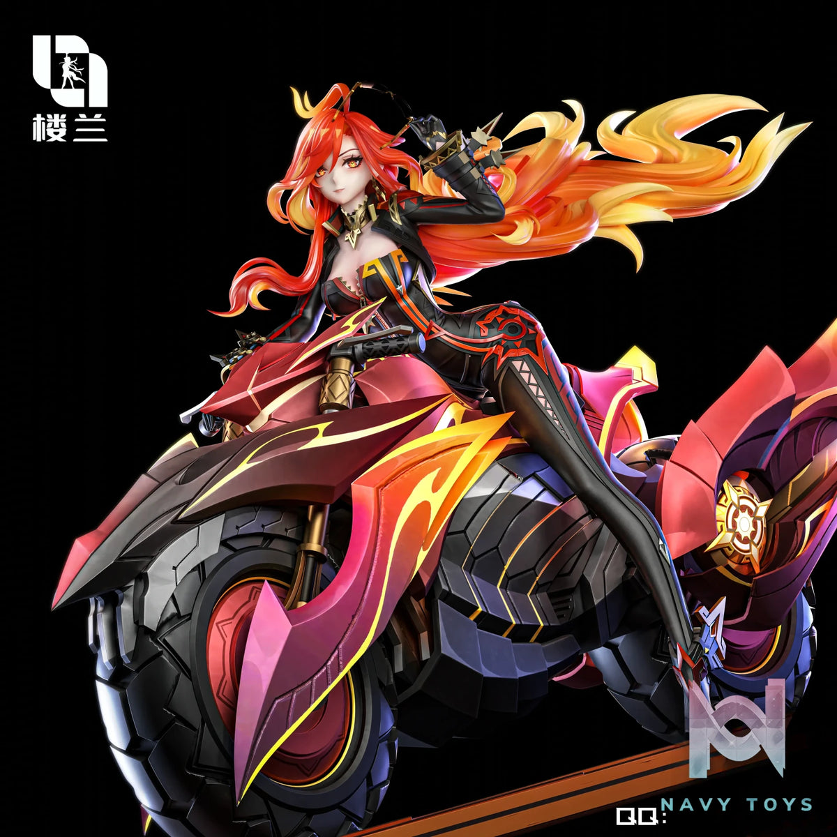 Lou Lan Studio – Genshin Impact Pyro God Motorcycle Mavuika