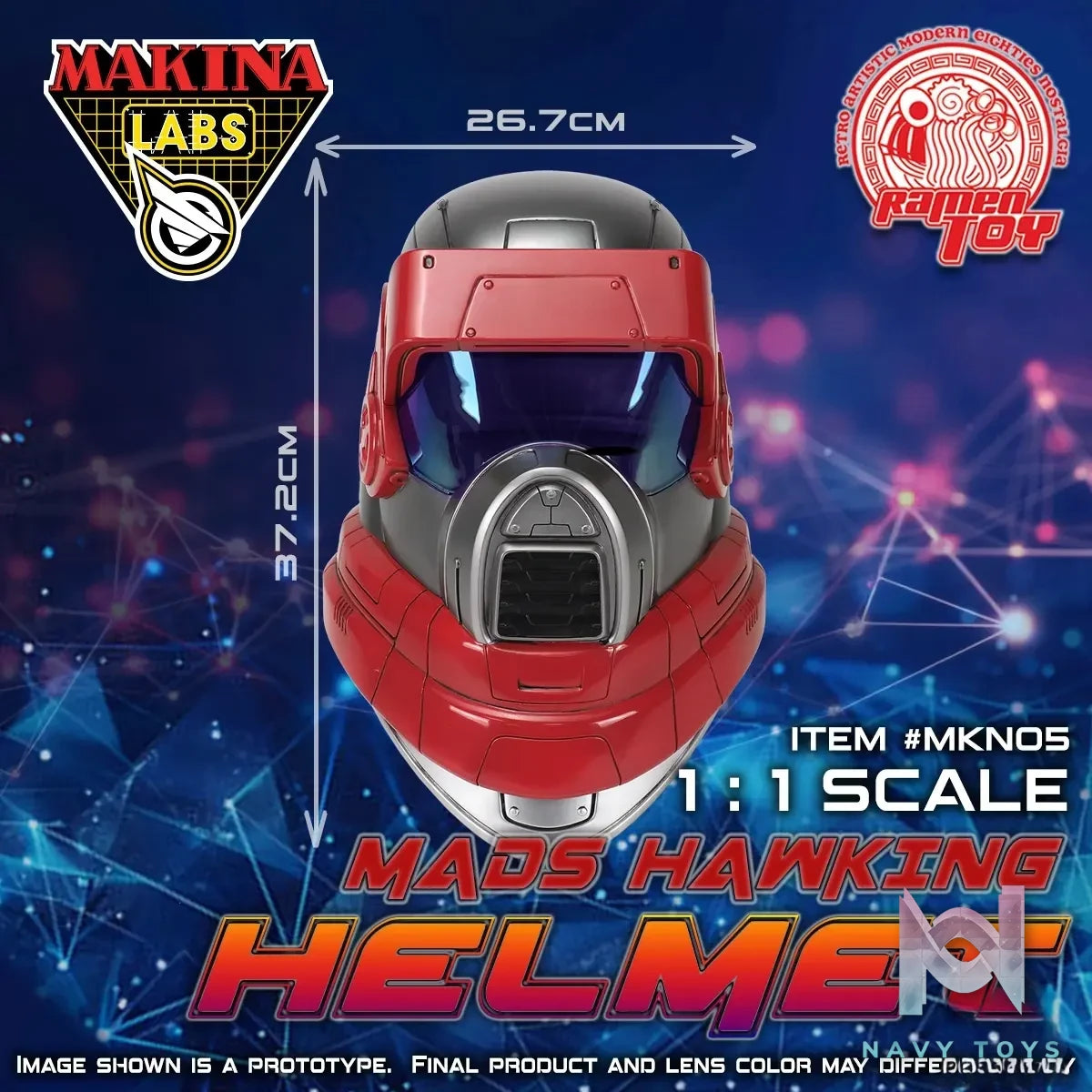Ramen Toy – 1/1 MKNN05-MADS HAWKING HELMET MKNN05 (Licensed)