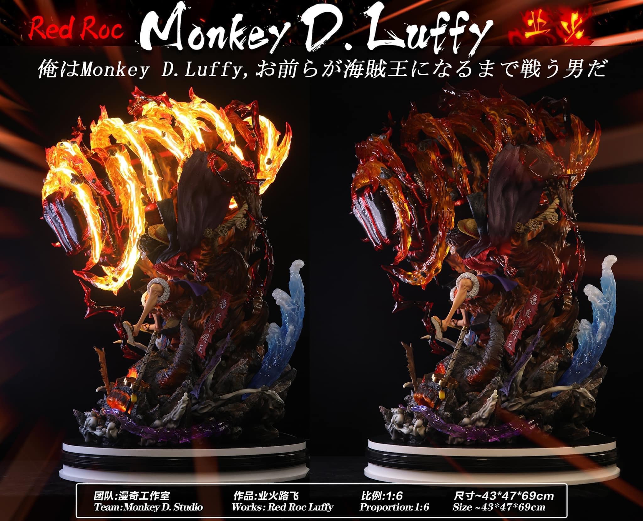 Luffy Redroc Monkey D. Studio resin statue Tftoys Recast anime figure