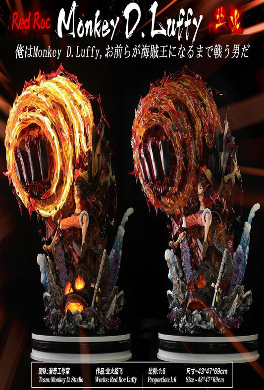 Luffy Redroc Monkey D. Studio resin statue Tftoys Recast anime figure